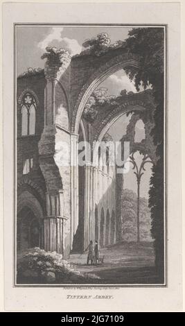 Abbaye de Tintern, de "Remarques sur une visite du Nord et du Sud du pays de Galles, en l'an 1797", 1 janvier 1800. Banque D'Images