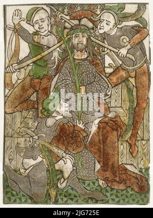Christ couronné de Thorns, ca. 1470-80. Banque D'Images