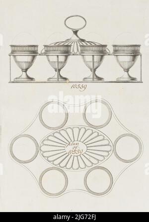 Boîte à œufs, env. 1790. Banque D'Images