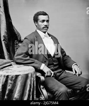 L'honorable Josiah T. Walls, de Floride, entre 1860 et 1875. [Homme politique : l'un des premiers Afro-Américains au Congrès américain élu durant l'ère de la reconstruction; le premier noir élu au Congrès de Floride]. Banque D'Images