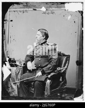 Général W.S. Hancock, entre 1860 et 1875. [Homme politique et soldat]. Banque D'Images