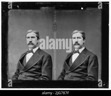Clinton D. de N.Y. Capt. 75th N.Y. Inf., Lt. Col. 111th N.Y. Inf., entre 1865 et 1880. [Homme politique, avocat, soldat de l'Armée de l'Union : capitaine de l'infanterie bénévole de New York en 75th; colonel du New York Volunteer Infantry en 111th; maréchal du district judiciaire du nord de New York; maître de poste d'Auburn]. Banque D'Images