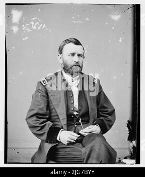 General U.S. Grant, entre 1855 et 1865. Banque D'Images