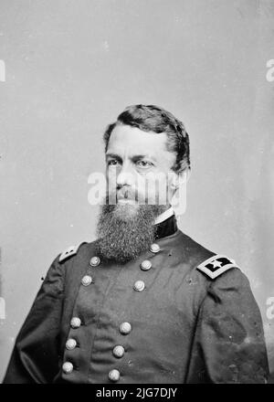 Général Stoneman, entre 1855 et 1865. [Officier de cavalerie et politicien]. Banque D'Images