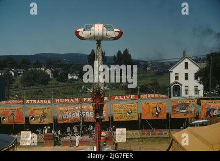 À la foire de l'État du Vermont, Rutland. Banque D'Images