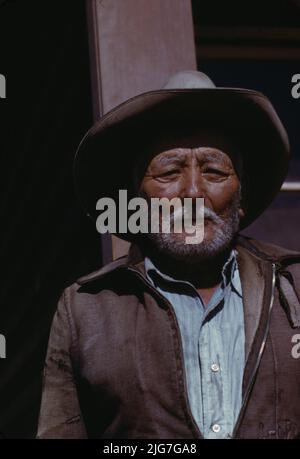 Homme, peut-être agriculteur ou ouvrier agricole. Banque D'Images