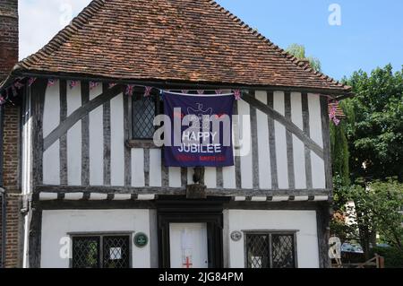 Moot Hall, Steeple Bumpstead, Essex Banque D'Images