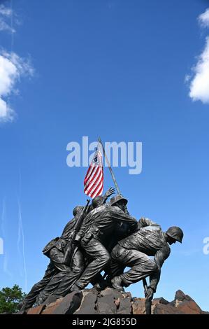 Mémorial de guerre du corps des Marines des États-Unis à Washington D.C. Banque D'Images