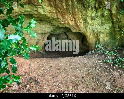 Pixie's Parlor Cave à Ottery St Mary, Devon Banque D'Images