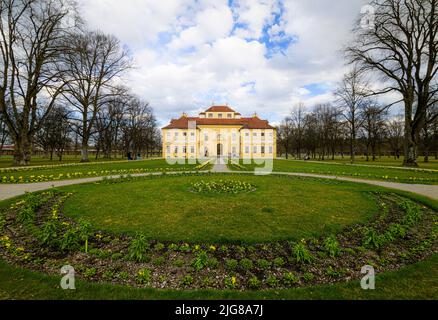 Château de Lustheim avec le parc du Palais Oberschleißheim, Bavière, Allemagne, Europe Banque D'Images