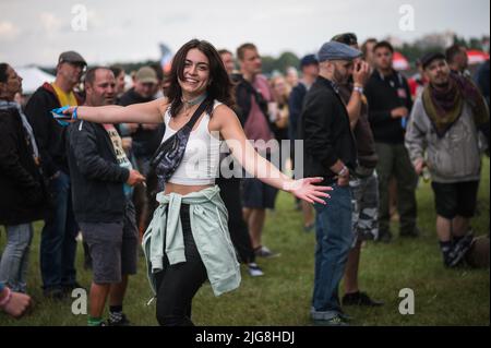 Tabor, République tchèque. 08th juillet 2022. Le festival de musique Mighty Sounds a débuté à Tabor, en République tchèque, sur 8 juillet 2022. Crédit : Petr Skrivanek/CTK photo/Alay Live News Banque D'Images