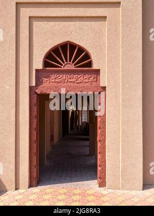 Colonades dans le souk historique de Nizwa, Oman. Banque D'Images