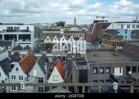 Maisons caractéristiques, Amsterdam, pays-Bas Banque D'Images