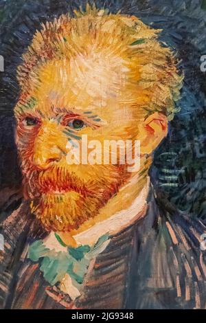 Vincent van Gogh Self Portrait à Paris en date de l'automne 1887 Banque D'Images