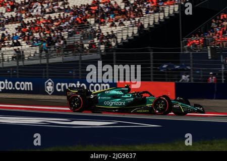 Spielberg, Autriche, 08 juillet 2022 - F1 autrichien GP 2022 - Sebastian Vettel (GER) Aston Martin AMR22 Banque D'Images