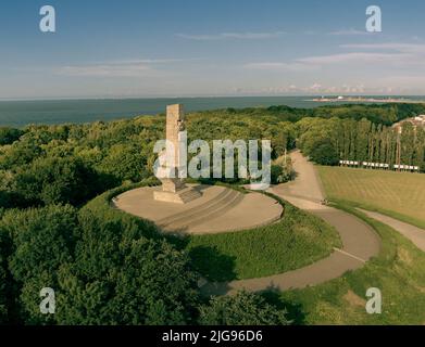 westerplatte monumet d'en haut Banque D'Images