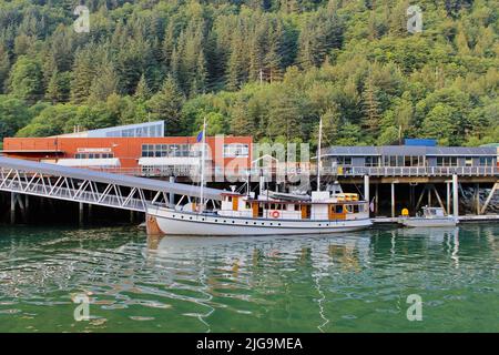 Point d'ancrage à Juneau, Alaska, États-Unis Banque D'Images