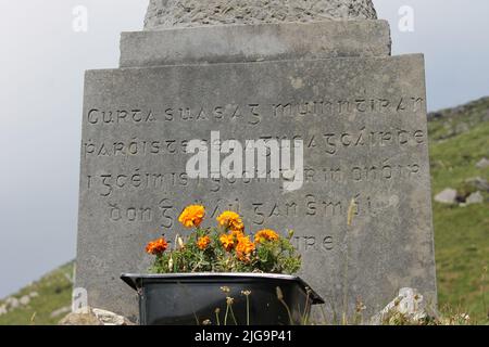 Moment de prière, Comté de Kerry, Irlande Banque D'Images