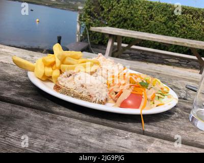 Pique-nique à l'heure du déjeuner dans le comté de Kerry, en Irlande Banque D'Images