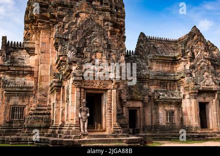 Prasat Hin Khao Phanom Rung, temple khmer, Buri RAM, Buriram, ISAN(Isaan), Thaïlande, Asie du Sud-est, Asie Banque D'Images