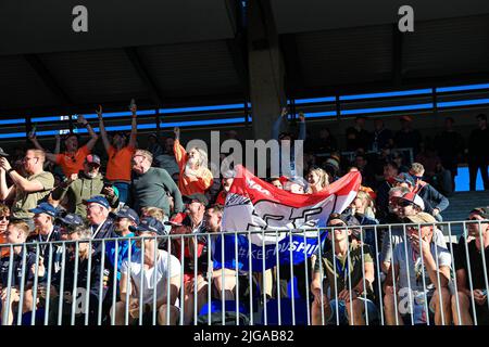 Spielberg, Autriche. 08th juillet 2022. Supporters pendant le Grand Prix autrichien 2022 - qualification, Championnat de Formule 1 à Spielberg, Autriche, 08 juillet 2022 crédit: Agence de photo indépendante/Alamy Live News Banque D'Images