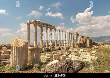 La ville antique de Laodykeia se trouve à 6 km de la province de Denizli, dans le nord. La ville hellénistique, en Colombie-Britannique au milieu du 3rd siècle, le Séléucid Kin Banque D'Images