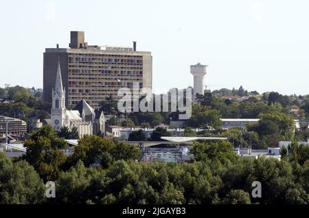 Bâtiment à Nantes, la cité radieuse, le Corbusier Banque D'Images