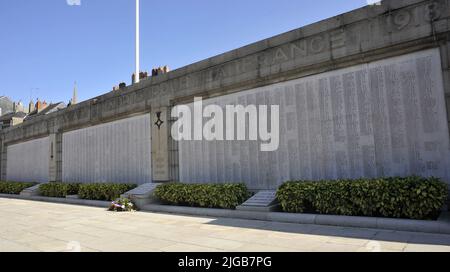 monument aux morts de la première guerre mondiale, mémorial de guerre à nantes, france Banque D'Images