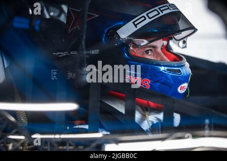 MAKOWIECKI Frederic (fra), équipe Porsche GT, Porsche 911 RSR , portrait pendant les 6 heures de Monza 2022, 4th tour du Championnat mondial d'endurance 2022 de la FIA sur l'Autodromo Nazionale di Monza de 8 juillet à 10, 2022 à Monza, Italie - photo Florent Gooden / DPPI Banque D'Images