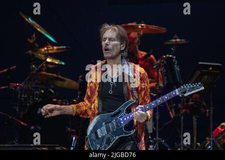 Steve Vai pendant Steve Vai, concert de musique à Gardone Riviera (BS), Italie, 05 juillet 2022 Banque D'Images