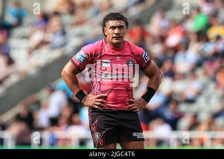 Patrick Mago #10 de Wigan Warriors pendant le match Banque D'Images
