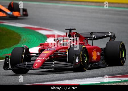 Spielberg, Autriche. 09th juillet 2022. #16 Charles Leclerc, Scuderia Ferrari pendant le GP autrichien, 6-10 juillet 2022 sur le circuit Red Bull Ring, championnat du monde de Formule 1 2022,09/07/2022 photo Federico Basile/Insidefoto crédit: Insidefoto srl/Alay Live News Banque D'Images