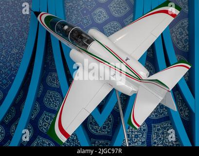 30 août 2019, région de Moscou, Russie. Maquette de l'avion d'entraînement iranien HESA Yasin Banque D'Images