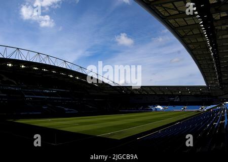 Vue générale du stade - Brighton & Hove Albion v Aston Villa, Premier League, Amex Stadium, Brighton, Royaume-Uni - 26th février 2022 usage éditorial exclusif - restrictions DataCo applicables Banque D'Images