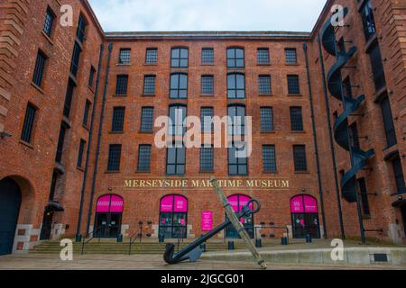 Musée maritime de Merseyside à Royal Albert Dock à Liverpool, Merseyside, Royaume-Uni. Liverpool Maritime Mercantile City est un site classé au patrimoine mondial de l'UNESCO. Banque D'Images