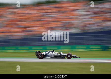 Anneau de taureaux rouges, Spielberg, Autriche, 09 juillet 2022, 09.07.2022, Red Bull Ring , Spielberg, Formula 1 BWT Grosser Preis von Österreich 2022&#XA; , im Bild&#XA;Yuki Tsunoda (JPN), Scuderia AlphaTauri pendant le Grand Prix d'Autriche 2022 - course de sprint - Championnat de Formule 1 Banque D'Images