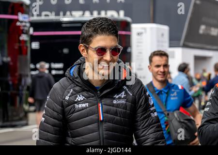 Spielberg, Autriche, 09th juillet 2022, Esteban Ocon, de France, concurrence pour Alpine F1 . Sprint Race, manche 11 du championnat de Formule 1 2022. Crédit : Michael Potts/Alay Live News Banque D'Images