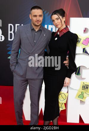 Des célébrités assistent au BFI 65th London film Festival première mondiale de « Ron's Gone Wrong » qui s'est tenue au Royal Festival Hall, Southbank avec: Liam Payne, Maya Henry où: Londres, Royaume-Uni quand: 09 oct 2021 crédit: Mario Mitsis/WENN Banque D'Images