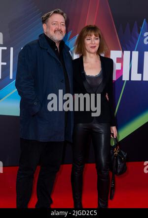 The BFI 65th London film Festival Royaume-Uni première de 'Last Night in Soho' au Royal Festival Hall, Southbank - arrivées avec: Guy Garvey, Rachael Stirling où: Londres, Royaume-Uni quand: 09 oct 2021 crédit: Mario Mitsis/WENN Banque D'Images