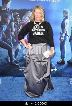 Santa Monica, États-Unis. 09th juillet 2022. Naomi Snieckus marche sur le tapis rouge à la première Disney 'Zombies 3' à Los Angeles au Barker Hangar à Santa Monica, CA sur 9 juillet 2022. (Photo de Scott Kirkland/Sipa USA) crédit: SIPA USA/Alay Live News Banque D'Images