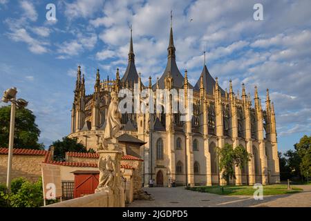 Église de Sainte-Barbara à Kutna Hora, République tchèque Banque D'Images