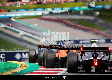 11 DRUGOVICH Felipe (BRA), MP Motorsport, Dallara F2, action lors de la ronde 8th du Championnat de Formule 2 de la FIA 2022, sur le Red Bull Ring, de 8 juillet à 10, 2022 à Spielberg, Autriche - photo Antonin Vincent / DPPI Banque D'Images