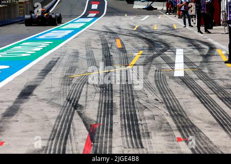 Spielberg, Autriche. 9th juillet 2022. Marques de pneus, Grand Prix d'Autriche F1 au Red Bull Ring sur 9 juillet 2022 à Spielberg, Autriche. (Photo par HIGH TWO) Credit: dpa/Alay Live News Banque D'Images