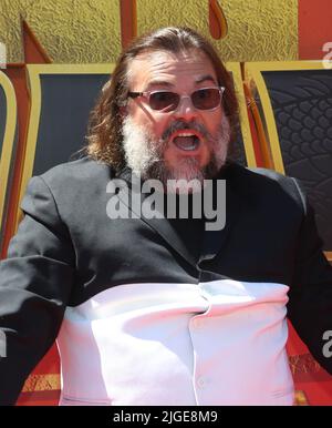 LOS ANGELES, CA - 9 JUILLET : Jack Black à la première Netflix de Kung Fu Panda : le Chevalier dragon au musée Autry à Los Angeles, Californie sur 9 juillet 2022. Crédit: Faye Sadou/MediaPunch Banque D'Images