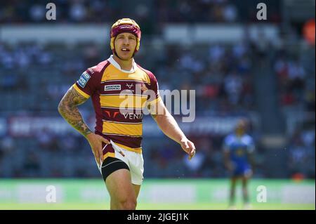 Newcastle, Angleterre - 10th juillet 2022 - Theo Fages (7) de Huddersfield Giants, Rugby League Betfred Super League Magic Weekend Huddersfield Giants vs Salford Red Devils at St James' Park Stadium, Newcastle, UK Credit: Dean Williams/Alay Live News Banque D'Images