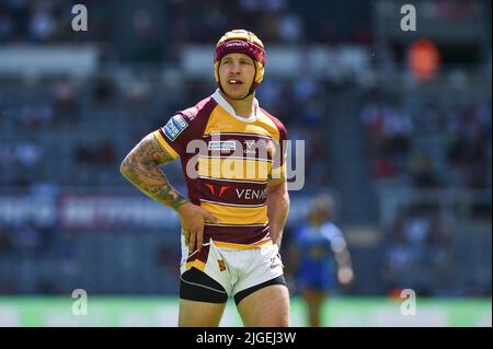 Newcastle, Angleterre - 10th juillet 2022 - Theo Fages (7) de Huddersfield Giants, Rugby League Betfred Super League Magic Weekend Huddersfield Giants vs Salford Red Devils at St James' Park Stadium, Newcastle, UK Credit: Dean Williams/Alay Live News Banque D'Images