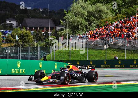 Sergio Perez (MEX) Red Bull Racing RB18. 10.07.2022. Championnat du monde Formula 1, Rd 11, Grand Prix d'Autriche, Spielberg, Autriche, Jour de la course. Le crédit photo devrait se lire: XPB/Alamy Live News. Banque D'Images