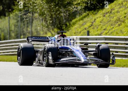 Spielberg, Autriche. 10th juillet 2022. SPIELBERG - Alexander Albon (23) avec le Williams FW44 lors du Grand Prix d'Autriche au Red Bull Ring sur 10 juillet 2022 à Spielberg, Autriche. ANP SEM VAN DER WAL crédit: ANP/Alay Live News Banque D'Images