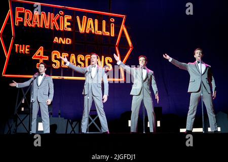 LOMENDA,BERGEN,JEUNES,PIAZZA, Jersey Boys, 2014 Banque D'Images