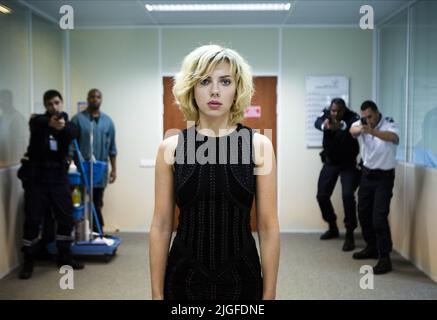 SCARLETT JOHANSSON, LUCY, 2014 Banque D'Images